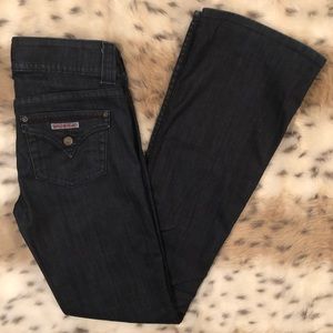 Hudson Signature Midrise Bootcut Dark Wash Jeans